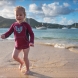 Bella on the beach