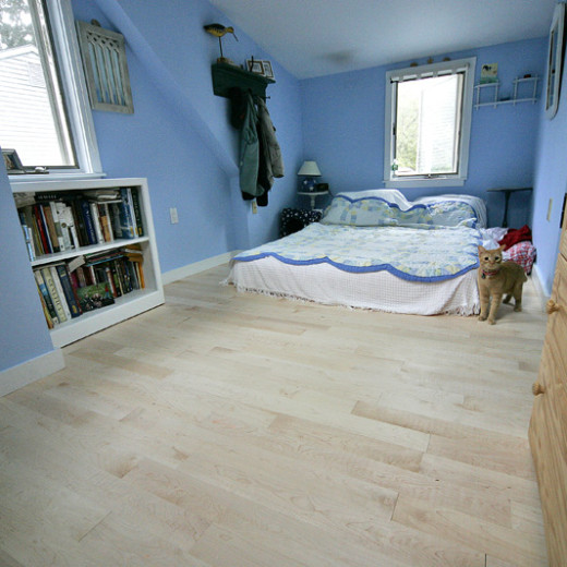 DIY hardwood floors.