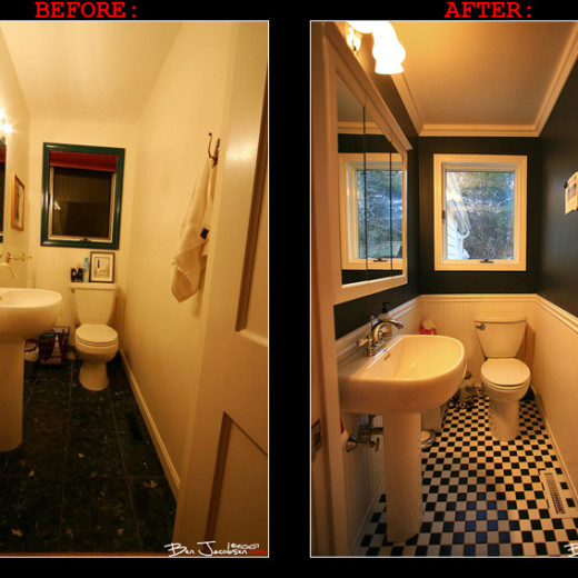DIY Bathroom remodel.