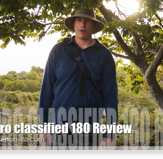 LowePro classified 180 sling video review: