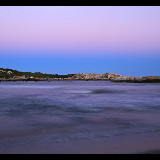 Sunset at Narragansett beach