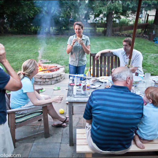 Aunt Jess & Uncle Ben came over!